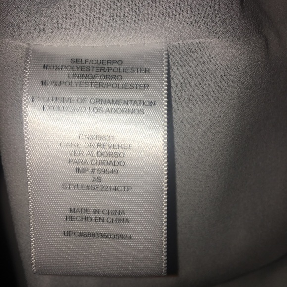 Sam Edelman XS Leaf Shadow Racer Back Dressy Tank - Picture 6 of 8